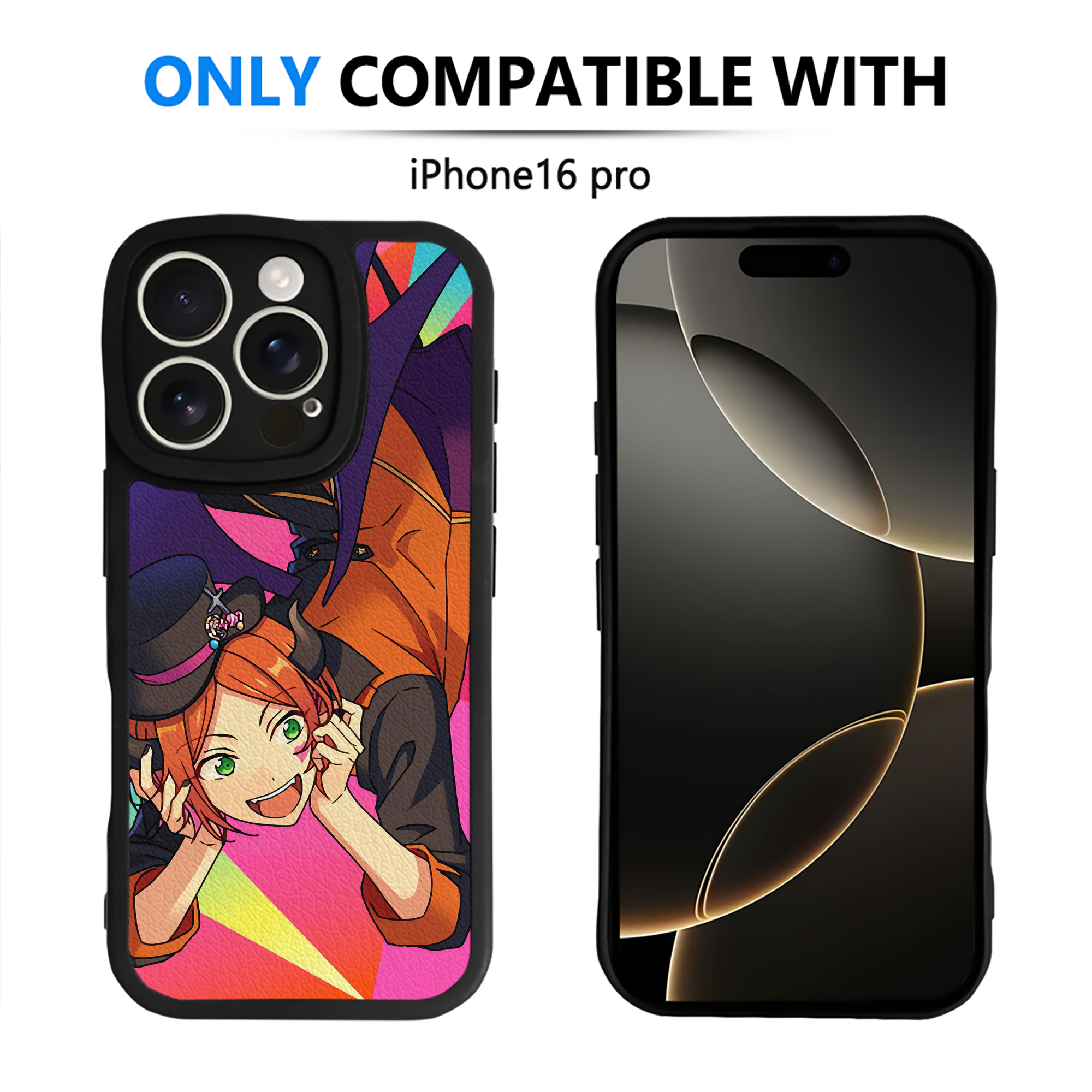 （画像用） あんさんぶるスターズ! Ensemble Stars 【iPhone 16シリーズ対応】シリコンスマホケース（レザー調） 材質：シリコン